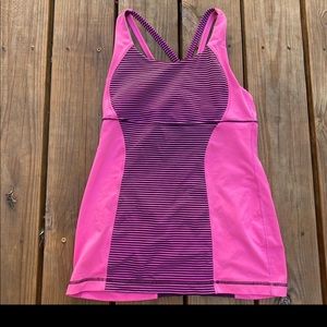 Pink Lululemon tank